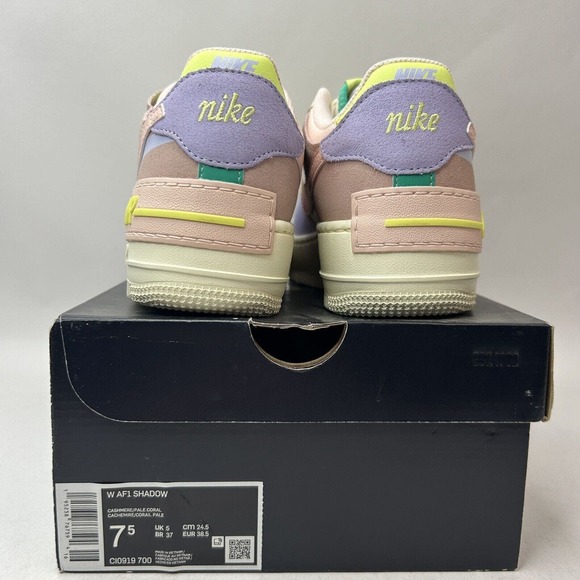 Nike Shoes Air Force 1 Low Shadow “Cashmere/Easter” 2024 - Picture 4 of 5